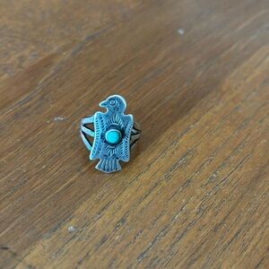 Turquoise Native American ring.